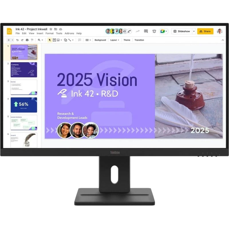 Lenovo ThinkVision E27q-40 27" QHD IPS 100Hz Skærm - Sort