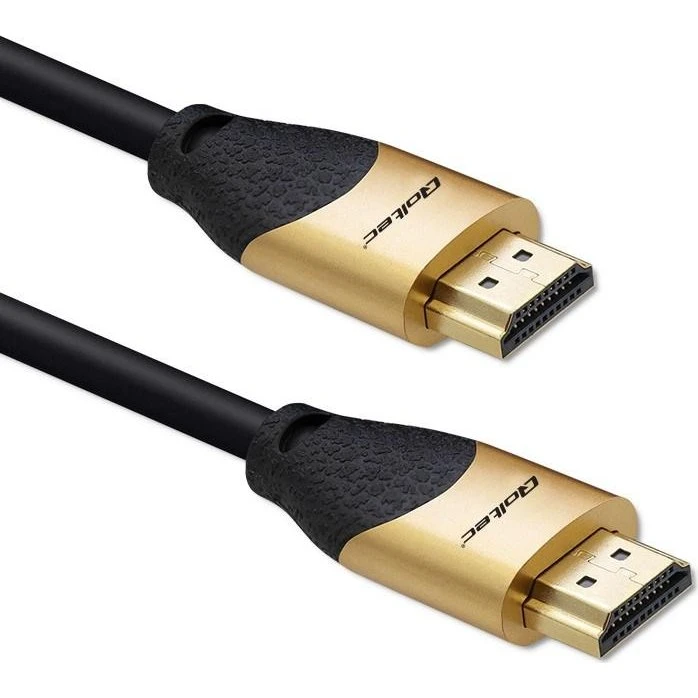 Qoltec GOLD HDMI-kabel med Ethernet 2m Sort
