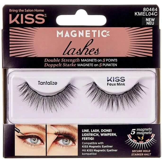 KISS Magnetic Eyeliner Lashes KMEL04C (Tantalize)