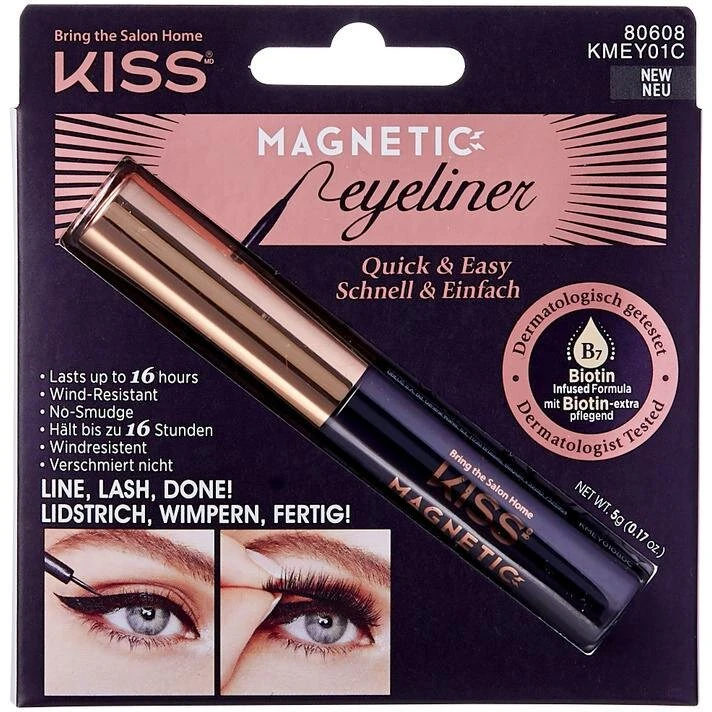 KISS Magnetic Eyeliner – sort
