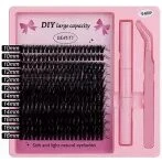 INF Falske øjenvipper sæt (240 klynger) – Naturligt look