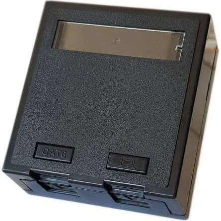 OFFICE BOKS 2 Port Sort Dataudtag