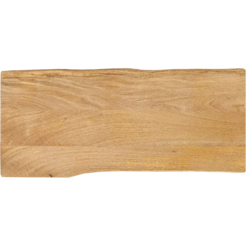 vidaXL bordplade i massivt mangotræ 90x40x2,5 cm med naturlig kant