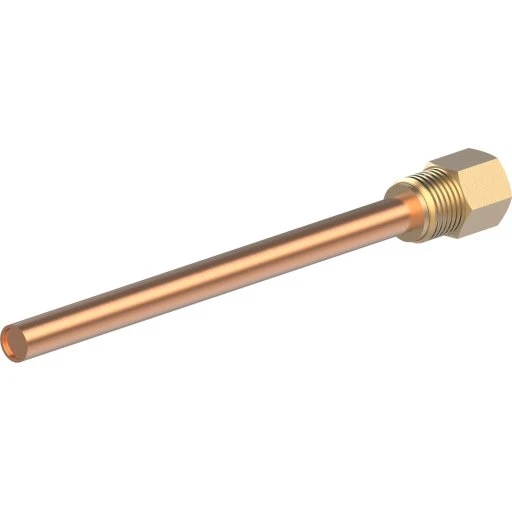 Danfoss følerlomme til RAVK/RAVI følerelementer, 182 mm, messing