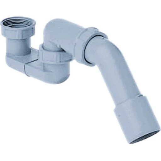 Hansgrohe vandlås til badekar, 1½", grå
