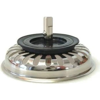 Blanco Kurveventil m. tap, Ø 82 mm, 24 huller, krom