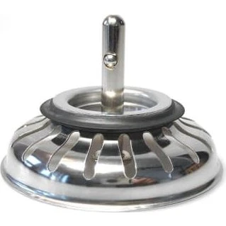 Blanco kurveventil med tap, Ø 79 mm, 18 huller, krom