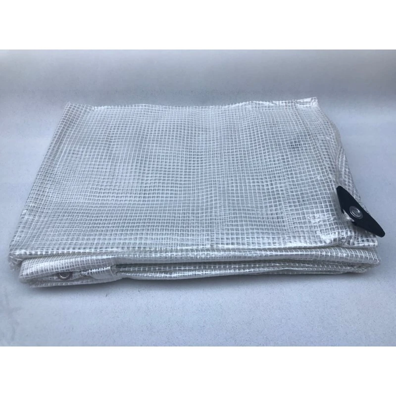 Worker Armeret Presenning, Transparent, 6x10m (60m2)