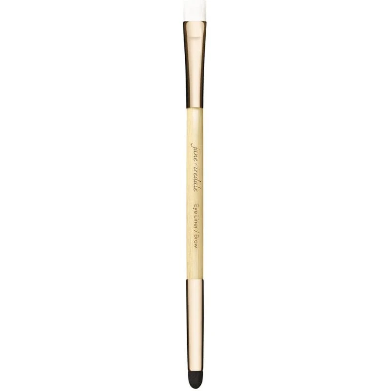 Jane Iredale Eye Liner/Brow Brush – dobbeltsidet pensel