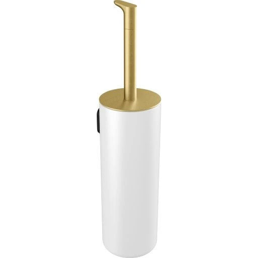 Pressalit Style toiletbørste, hvid/børstet messing