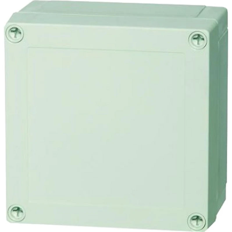 FIBOX Mnx ABS-kasse 100x100x60 mm med gråt låg