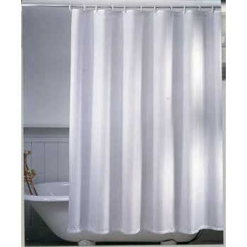 Van Der P Unicolor Miljø Badeforhæng - Hvid - 270x220 cm