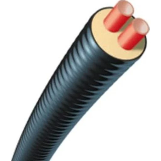 Calpex Duo præisoleret pex rør 25+25/111 mm, 10 meter