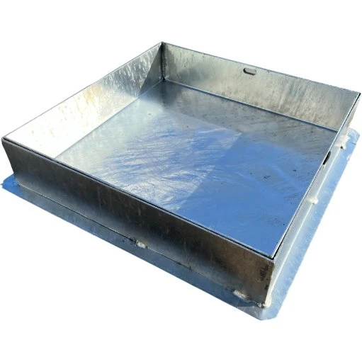 NID Brønddæksel 400x400 mm til Ø315 rør, 5 ton, galvaniseret