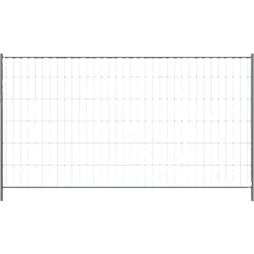 Schake byggepladshegn 3,5 x 2 m, galvaniseret