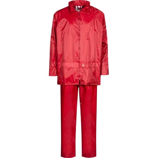 Lyngsøe Nylon regnsæt, rød, str. M