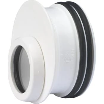 Wavin Wafix reduktion Ø50 x 32mm til rørspids, hvid