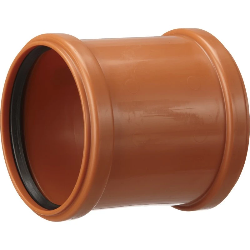 Kloak skydemuffe, PP, 160 mm, SN8, oliebestandig