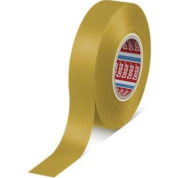 TesaFlex 53988 PVC-isoleringstape, Gul, 15mm x 10m