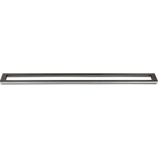 Unidrain HighLine Colour ramme, 900 mm, 15 mm, børstet sort