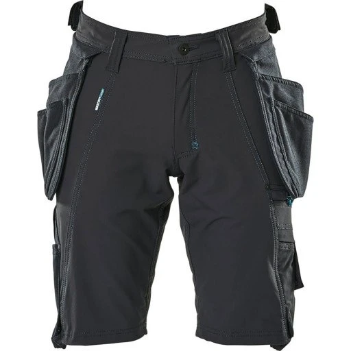 Mascot Advanced håndværkershorts med stretch, marineblå, str. C66