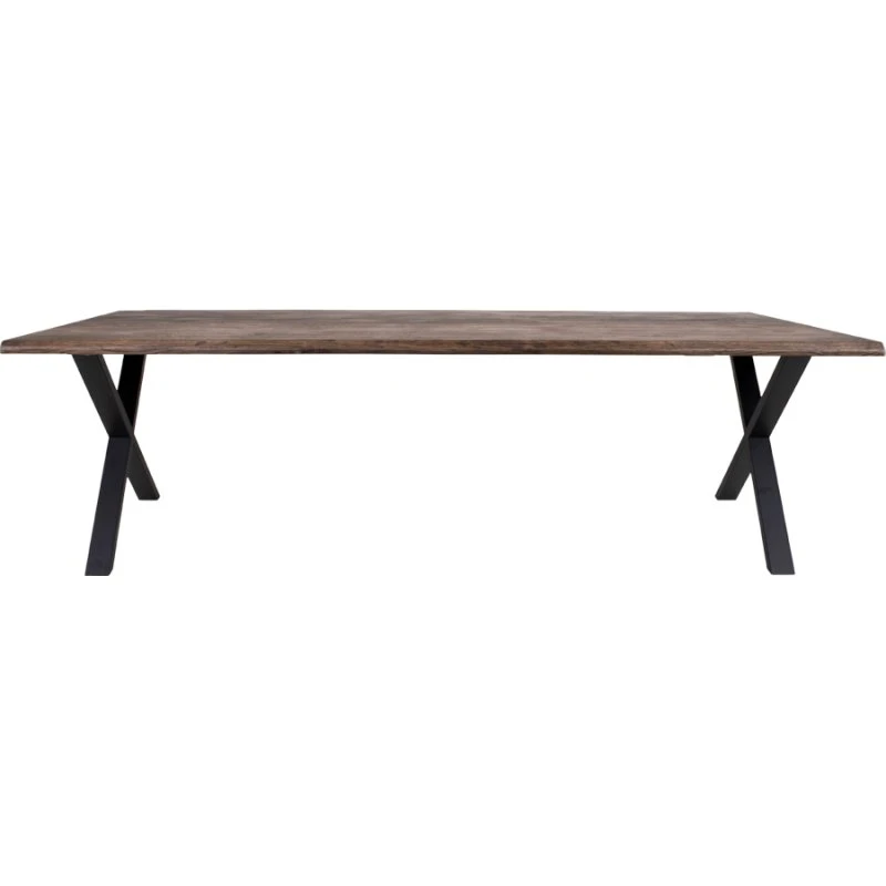 House Nordic Toulon Spisebord i Røget Olieret Eg med Bølget Kant - 300 cm