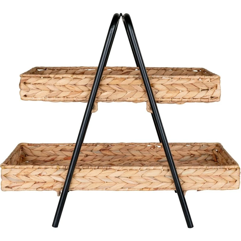 House Nordic Alfaro Bakke - Vandhyacint & Sort Metal, 42x23x43,5 cm