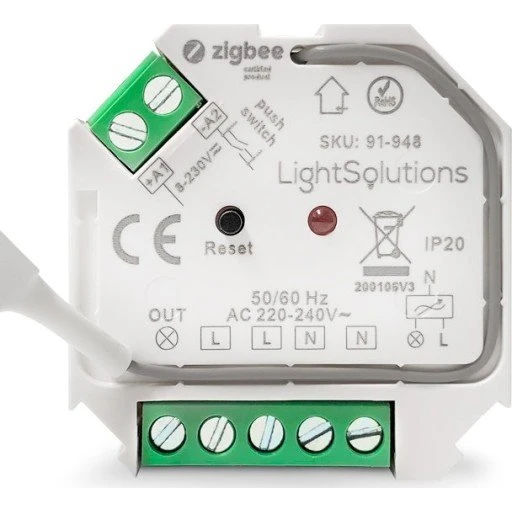 HiluX Mini ZigBee afbryder, 200W