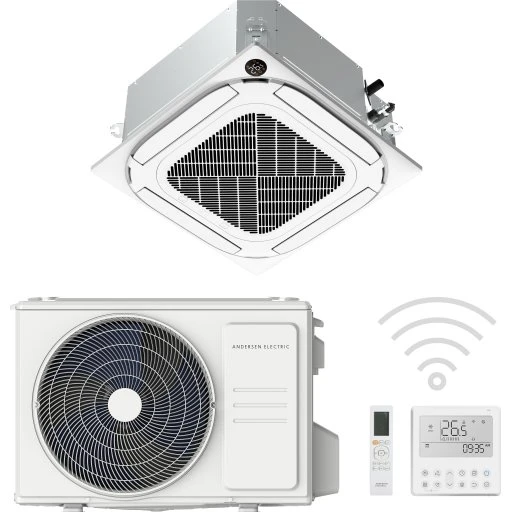 Andersen Electric Ceiling Cassette 35 - Loftmonteret varmepumpe, 4,34 kW