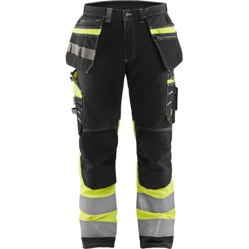 Blåkläder 1794 Håndværkerbukser Hi-Vis, Navy/Gul, C48