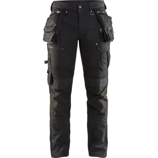 Blåkläder X1900 Håndværkerbukser, 2-vejs stretch, sort, str. D112