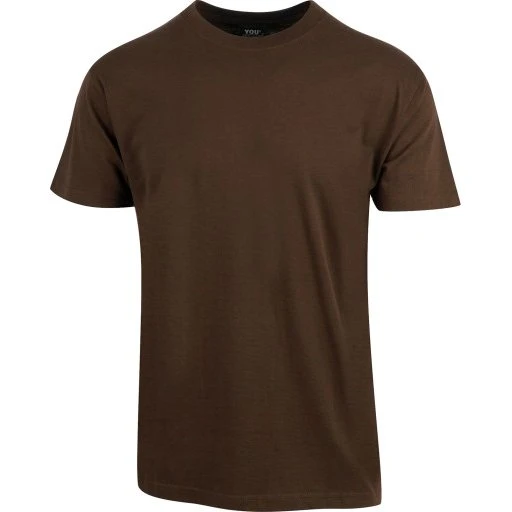 YOU Classic t-shirt, brun, str. XS
