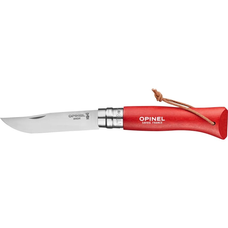 Opinel Trekking No 8 Kniv - Rød