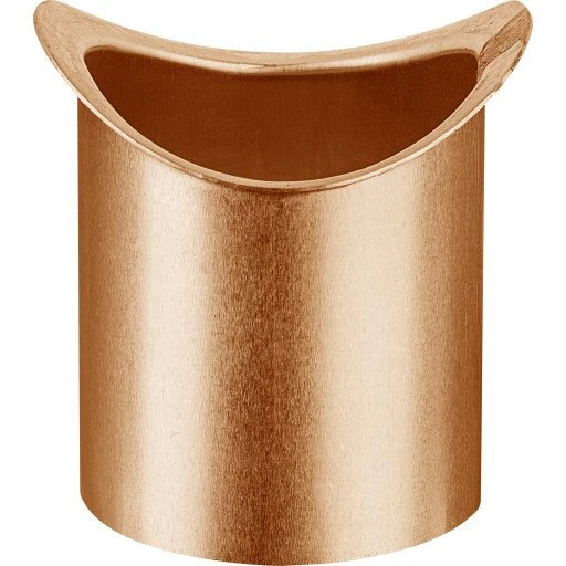 VMzinc tudstykke nr. 12 til halvrund tagrende, kobber, 333x87mm