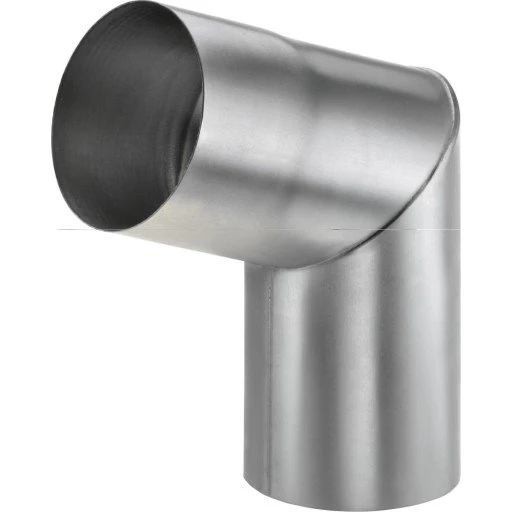 VMzinc knærør, indvendig samling, 70°, Ø87 mm, zink