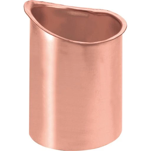 VMzinc tudstykke nr. 12, 333x76 mm, til kvartrund tagrende, kobber