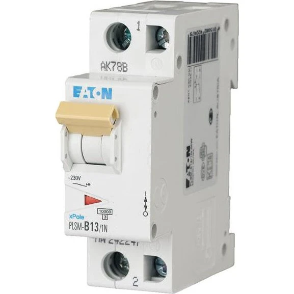 Eaton Automatsikring 13A 1P+N C 1,5M 6KA