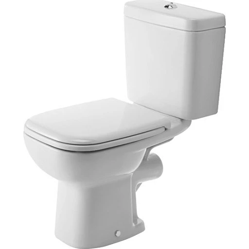 Duravit D-Code toiletskål med P-lås, hvid