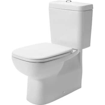 Duravit D-Code toilet, back-to-wall, hvid