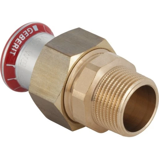 Geberit Mapress Union med udvendigt gevind 54 mm x 2"
