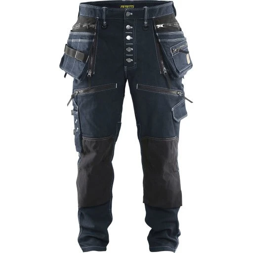 Blåkläder X1900 Håndværkerbukser, 2-vejs stretch, Marineblå/Sort, C56