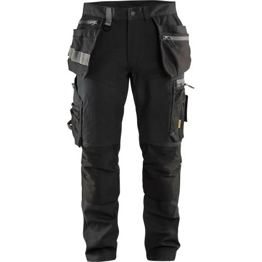 Blåkläder 1599 Håndværkerbukser med 4-vejs stretch, Sort, C52