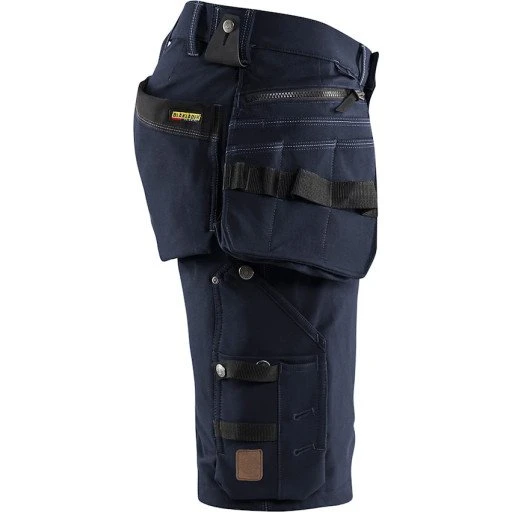 Blåkläder X1900 Håndværkershorts 4-vejs stretch, marineblå/sort, C44