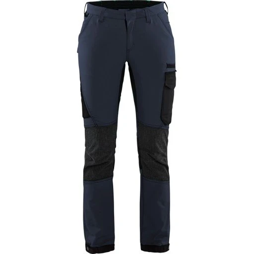 Blåkläder 7122 Servicebukser med 4-vejs stretch, dame, marineblå/sort, D21