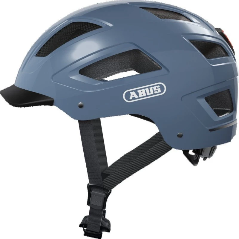 ABUS Hyban 2.0 Cykelhjelm med LED - Glacier Blue