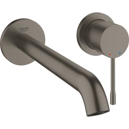 Grohe Essence håndvaskarmatur, børstet sort krom, L-size