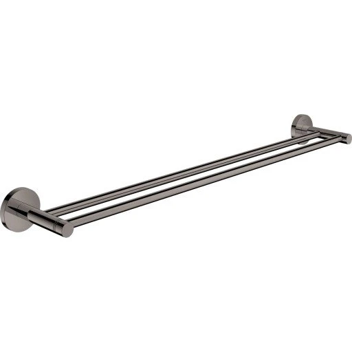 Grohe Essentials dobbelt håndklædestang, 60 cm, sort krom