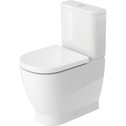 Duravit D-Code underdel til gulvstående toilet, rimless, hvid