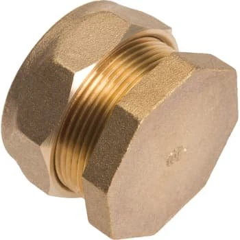 Conex 12mm kompressions-slutmuffe til PEX og kobber