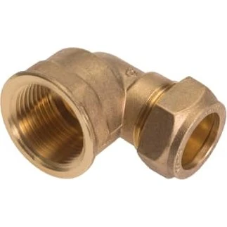 Conex 12x1/2" Kompressions-vinkel m/muffe til PEX og kobber